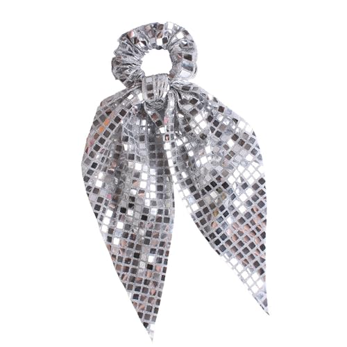Glitzernder Pailletten-Pferdeschwanz-Halter, Haargummi für Frauen, einzigartiges Haarstyling-Accessoire für Musikfestival, den täglichen Gebrauch Glitzernder Pailletten-Pferdeschwanz-Halter, Haargummi für Frauen, einzigartiges Haarstyling-Accessoire für Musikfestival, den täglichen Gebrauch von Sdsrul