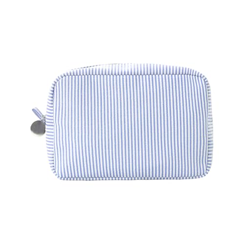 Reise-Make-up-Tasche, tragbare Kosmetiktasche, gestreift, Hautpflege-Organizer, kleine Reißverschlüsse, schöne Kulturbeutel, Münzbörse Reise-Make-up-Tasche, tragbare Kosmetiktasche, gestreift, Hautpflege-Organizer, kleine Reißverschlüsse, schöne Kulturbeutel, Münzbörse von Sdsrul