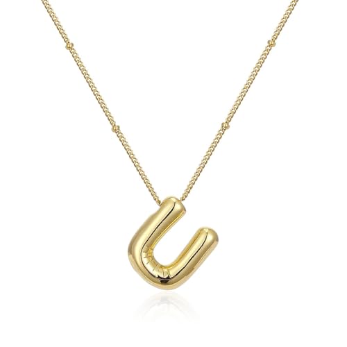 Sdsrul Glänzende Buchstaben-Anhänger-Halskette mit verstellbarer Länge, trendiges Damen-Accessoire für trendige Outfits und Freizeitkleidung Sdsrul Glänzende Buchstaben-Anhänger-Halskette mit verstellbarer Länge, trendiges Damen-Accessoire für trendige Outfits und Freizeitkleidung von Sdsrul