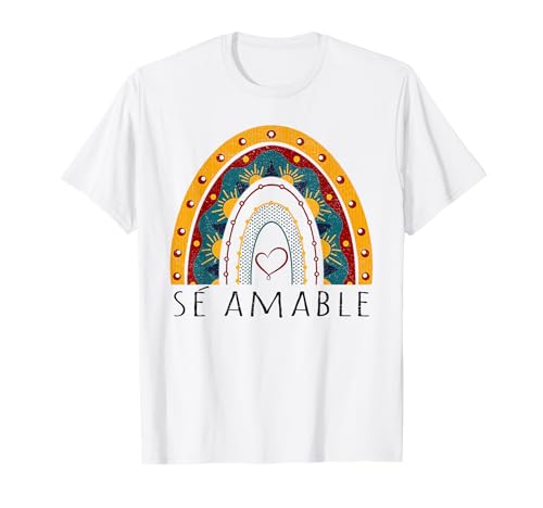 Se Amable Spanish Zweisprachiger Lehrer Be Kind Rainbow Maestra T-Shirt Se Amable Spanish Zweisprachiger Lehrer Be Kind Rainbow Maestra T-Shirt von Se Amable Spanish Bilingual Teacher Be Kind Rainbo