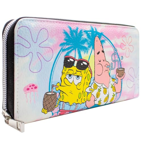 Spongebob Squarepants Welcome to Bikini Bottom Portemonnaie Clutch Münzfach & Kartenhalter, Weiß von Sea Adventure