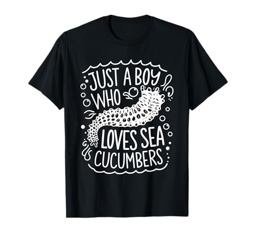 Just A Boy Who Loves Sea Gurken T-Shirt Just A Boy Who Loves Sea Gurken T-Shirt von Sea Cucumber Design
