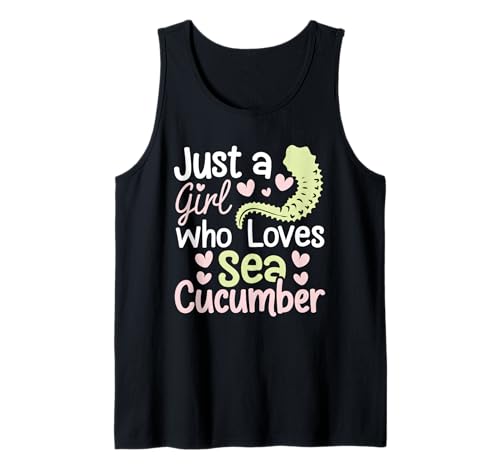 Just A Girl Who Loves Sea Gurke Tank Top Just A Girl Who Loves Sea Gurke Tank Top von Sea Cucumber Design