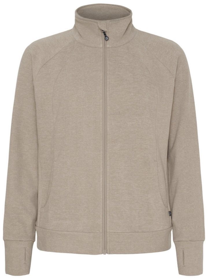 Sea Ranch Fleecejacke Damen Fleece-Strickjacke Kaisa in Melange-Optik mit Stehkagen von Sea Ranch