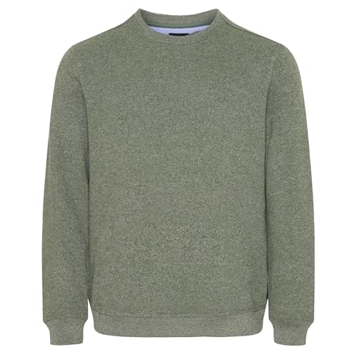 Sea Ranch Herren Sweatshirt Winston Unifarben - Longsleeve-Pullover mit Rundhalsausschnitt in Leaf Green Größe XL von SEA RANCH