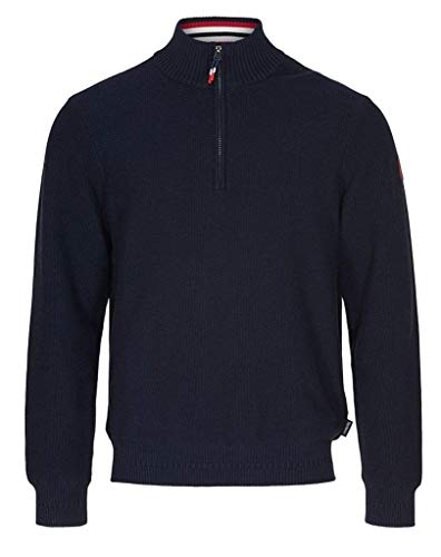 Sea Ranch Herren Windbreaker Pullover Troyer 100% Baumwolle Navy Weiß Gr.M, Gr.L, Gr.XL, Gr. XXL, GR.XXXL, Größe:M von Sea Ranch