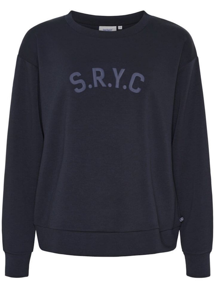 Sea Ranch Rundhalspullover Damen Pullover Ona mit geprägten "S.R.Y.C"-Artwork - Pulli Rundhals von Sea Ranch