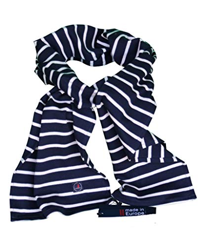 Sea Ranch Schal gestreift 100% Baumwolle, Farbe:Navy/Ecru von Sea Ranch