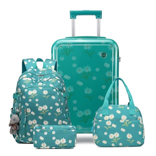 Sea choice Kinderkoffer mit Rucksack Set Handgepäck 18 Zoll Leicht Hartschalenkoffer Trolley Jungen Mädchen Reisekoffer YKK Reiverschluss mit 4 Rollen TSA Sea choice Kinderkoffer mit Rucksack Set Handgepäck 18 Zoll Leicht Hartschalenkoffer Trolley Jungen Mädchen Reisekoffer YKK Reiverschluss mit 4 Rollen TSA von Sea choice