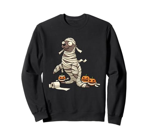 Lustiger Seelöwe, Mama, Kürbis, Halloween, Kinder, Herren und Damen Sweatshirt von Sea lion Lovers Cute Halloween Outfits Boy Girl