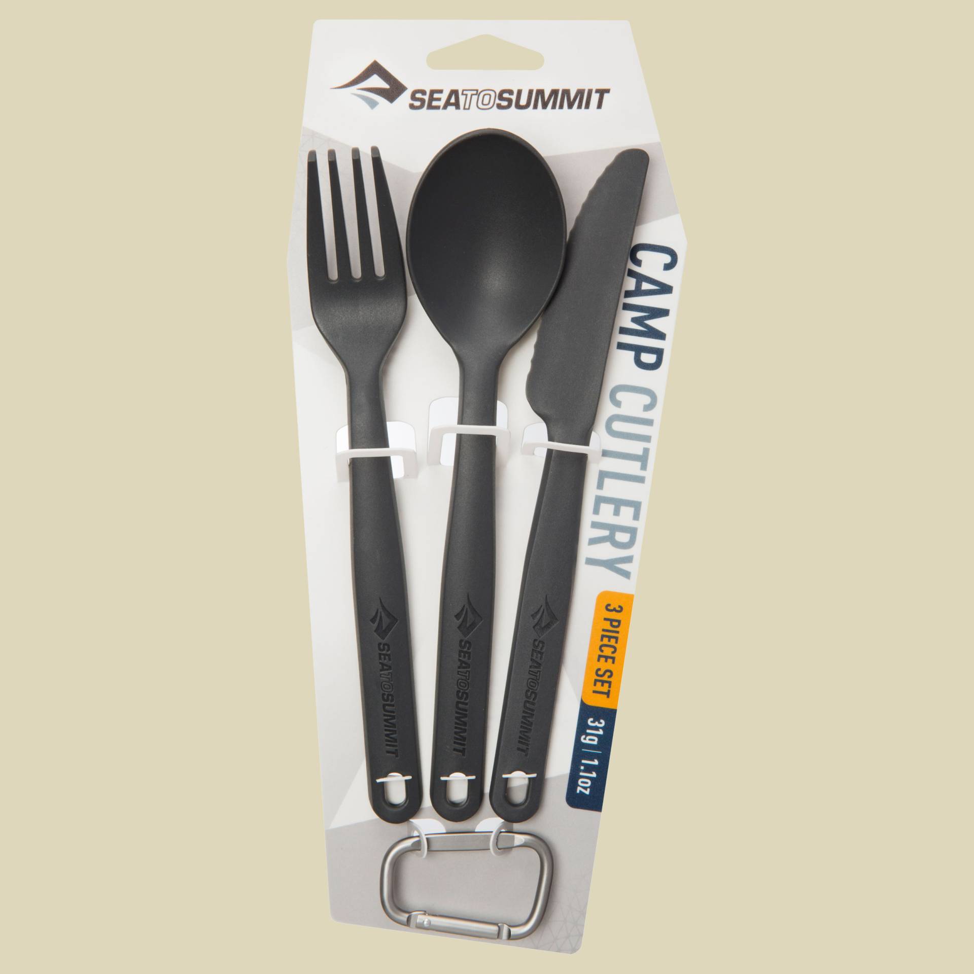 Camp Cutlery 3PC Set Größe 3-teilig Farbe charcoal Camp Cutlery 3PC Set Größe 3-teilig Farbe charcoal von Sea to Summit