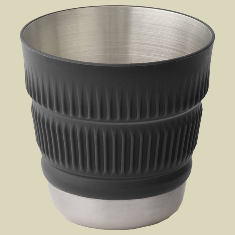 Detour Stainless Steel Collapsible Mug 475ml schwarz - beluga black von Sea to Summit
