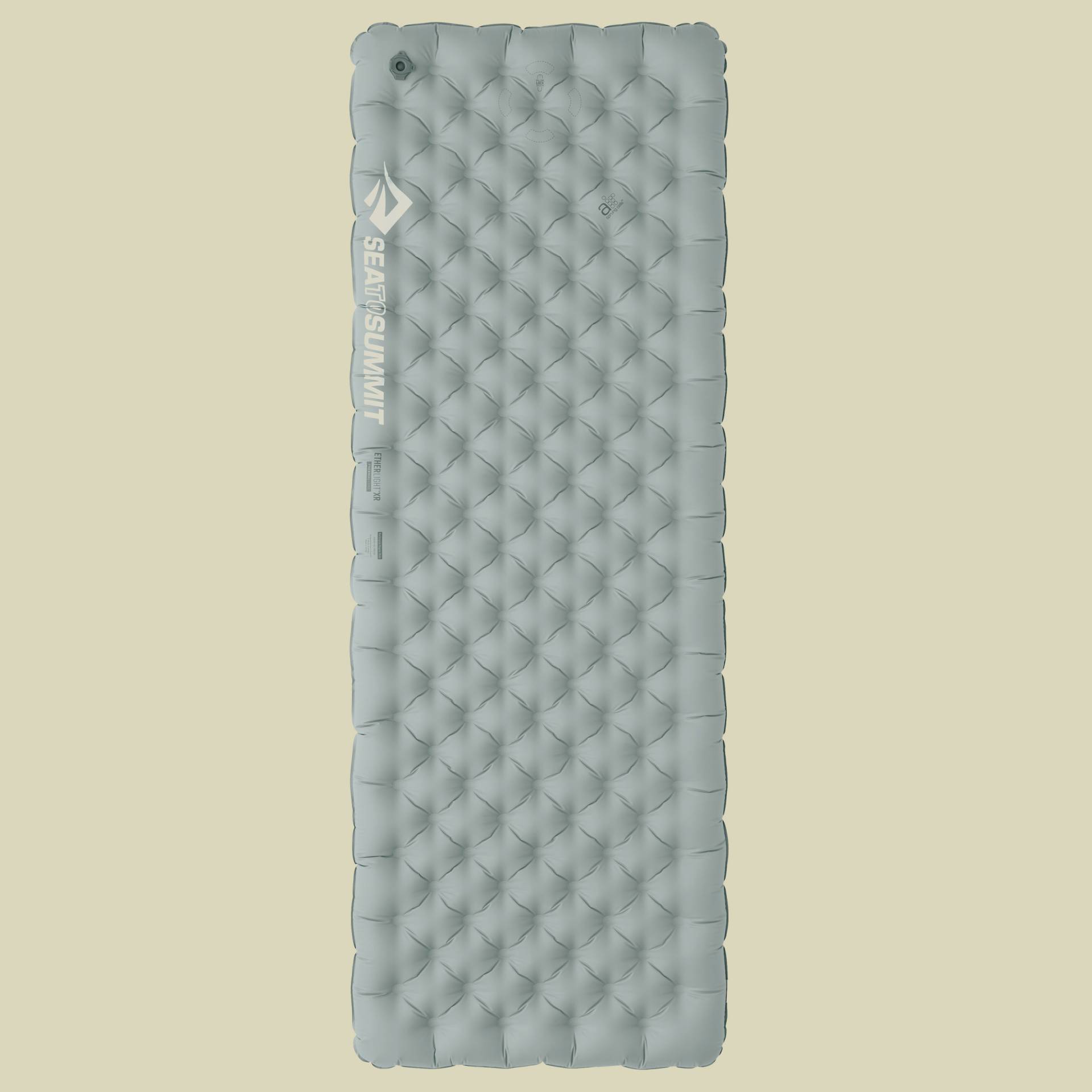 Ether Light XR Insulated ASC Mat Rectangular Regular Wide grau - Farbe grey dark von Sea to Summit