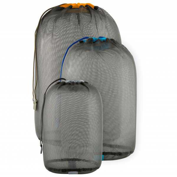 Sea to Summit - Mesh Stuff Sack Set - Packsack Gr 3 l, 5 l, 8 l;5 l, 8 l, 13 l grau von Sea to Summit