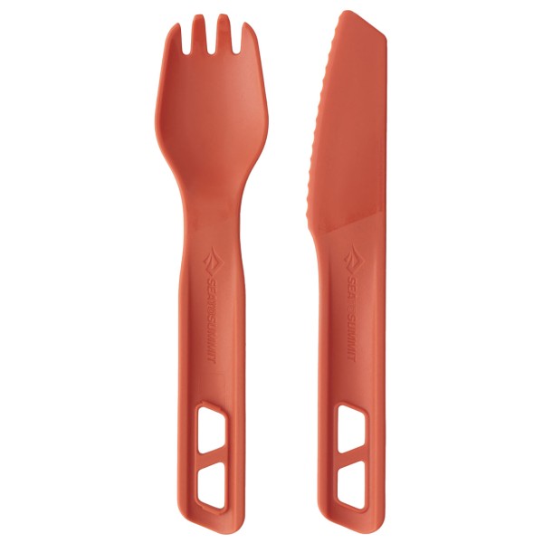 Sea to Summit - Passage Cutlery Set (2 Piece) - Besteck-Set Gr 2 Pieces gelb/beige;rot;türkis von Sea to Summit