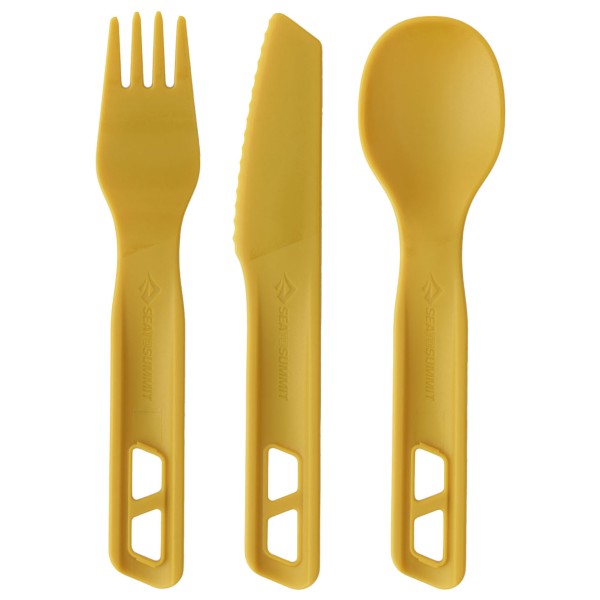 Sea to Summit - Passage Cutlery Set (3 Piece) - Besteck-Set gelb/beige von Sea to Summit