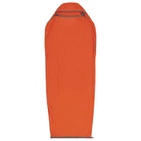 Sea to Summit - Reactor Fleece Sleeping Bag Liner Mummy - Reiseschlafsack Gr Compact rot von Sea to Summit