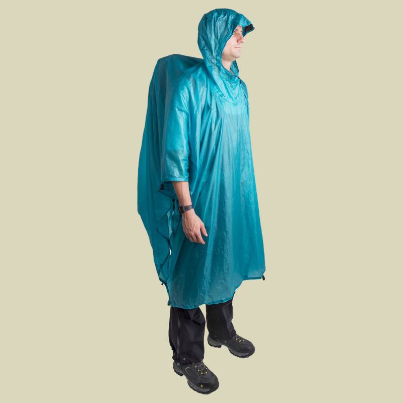 Ultra-Sil Nano Tarp Poncho Größe one size Farbe blue von Sea to Summit