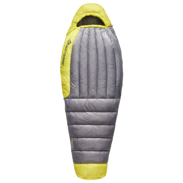 Sea to Summit - Women's Spark Women's 7°C Down Sleeping Bag - Daunenschlafsack Gr Long - max. Body Length 198 cm grau von Sea to Summit