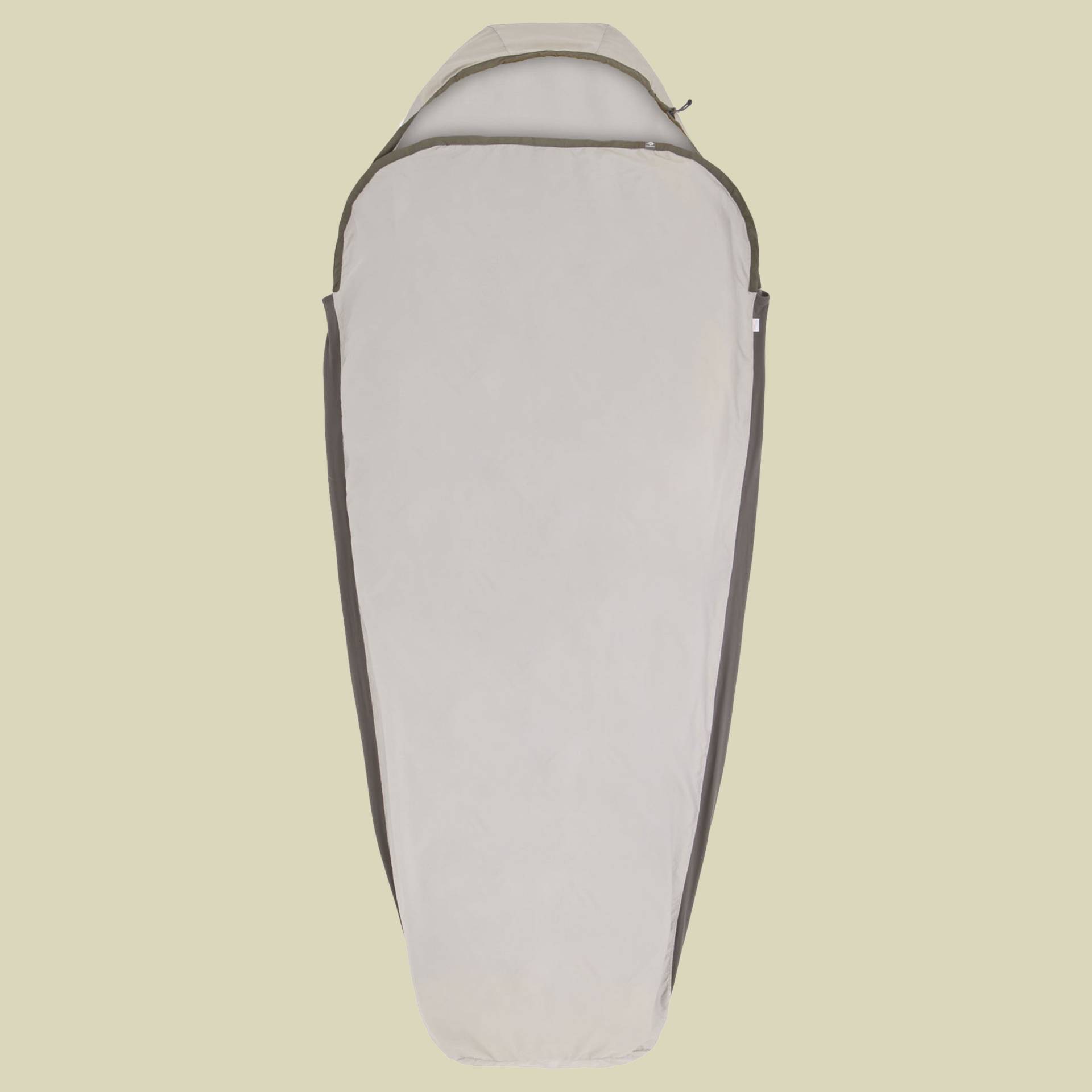 Silk Blend Sleeping Bag Liner mumienform comfort grau von Sea to Summit