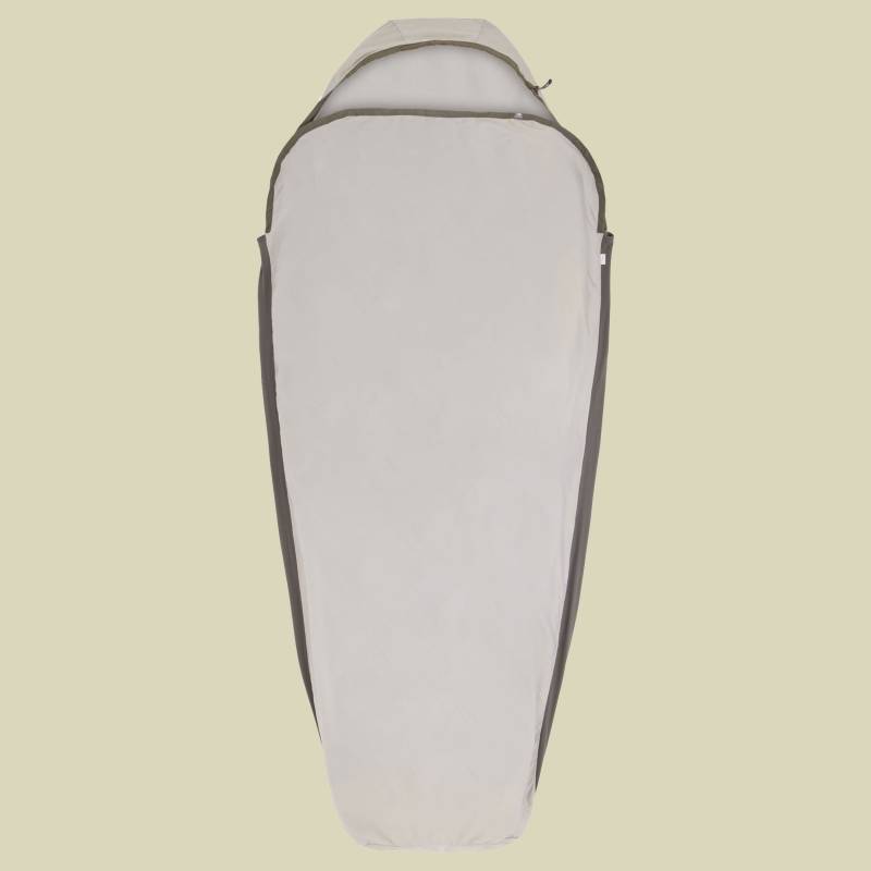 Silk Blend Sleeping Bag Liner mumienform standard grau von Sea to Summit
