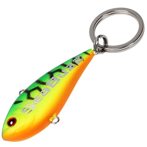 SeaBuzz Fisch Schlüsselanhänger 4,6cm - Fisch Anhänger - Schlüsselring für Schlüssel - Fische Glücksbringer - Angler Geschenke für Männer - Schlüsselorganizer - Lucky Charms Keychain - Angelzubehör SeaBuzz Fisch Schlüsselanhänger 4,6cm - Fisch Anhänger - Schlüsselring für Schlüssel - Fische Glücksbringer - Angler Geschenke für Männer - Schlüsselorganizer - Lucky Charms Keychain - Angelzubehör von SeaBuzz