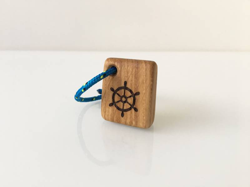 Holzboot-steuerrad-Schlüsselanhänger Handgemachtes Eichen-Boater-Geschenk Holzboot-steuerrad-Schlüsselanhänger Handgemachtes Eichen-Boater-Geschenk von SeaCoastWorkShop