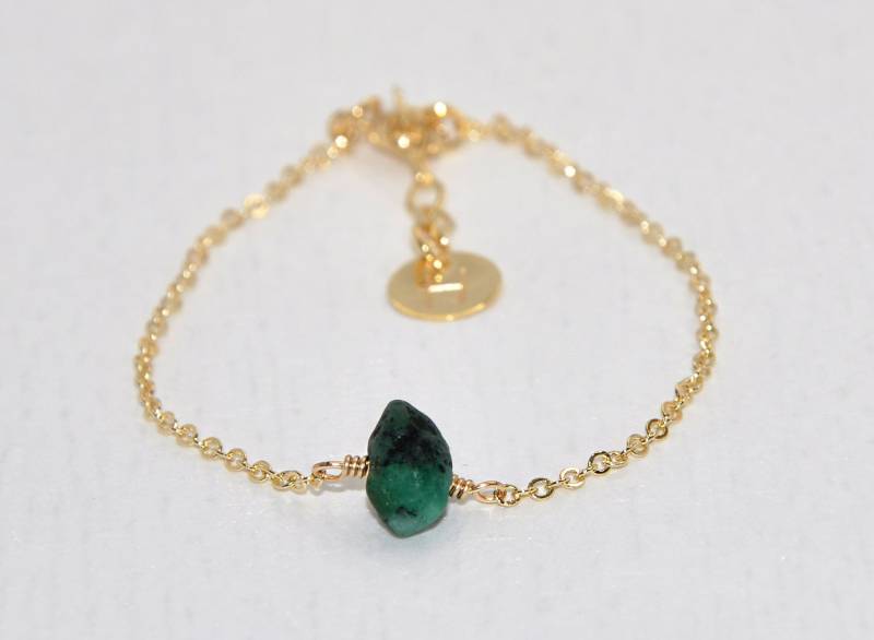 Smaragd Fußkettchen | Armband Für Frauen, Beste Freundin Geschenk, Boho Grüner Stein Schmuck, Geschenk Sie, Brautjungfer von SeaSideMotifs