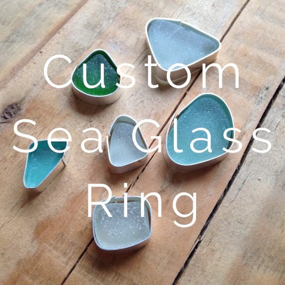 Selbst Designeter Seeglasring von SeaSurfRocks