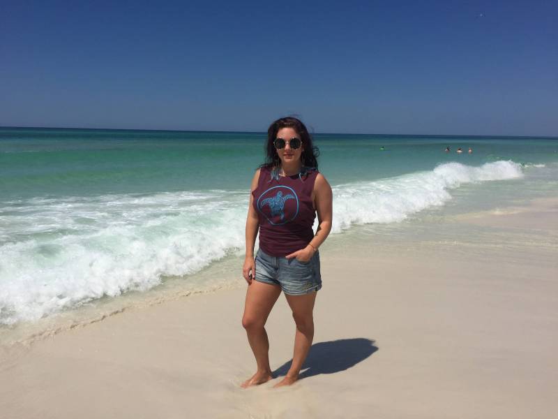 Damen Split Back Tank von SeaTurtleHearts