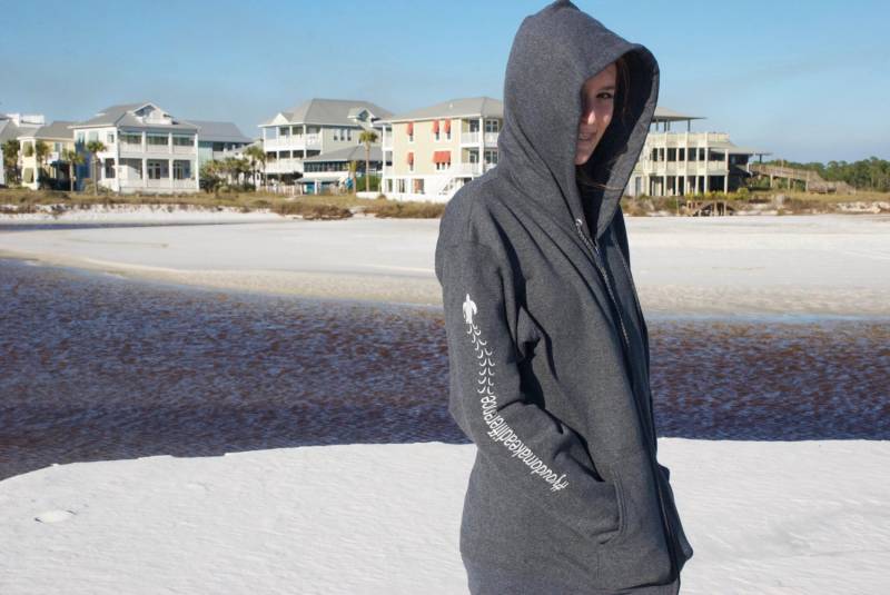 Herren Hoodie Mit Leatherback Full Zip von SeaTurtleHearts