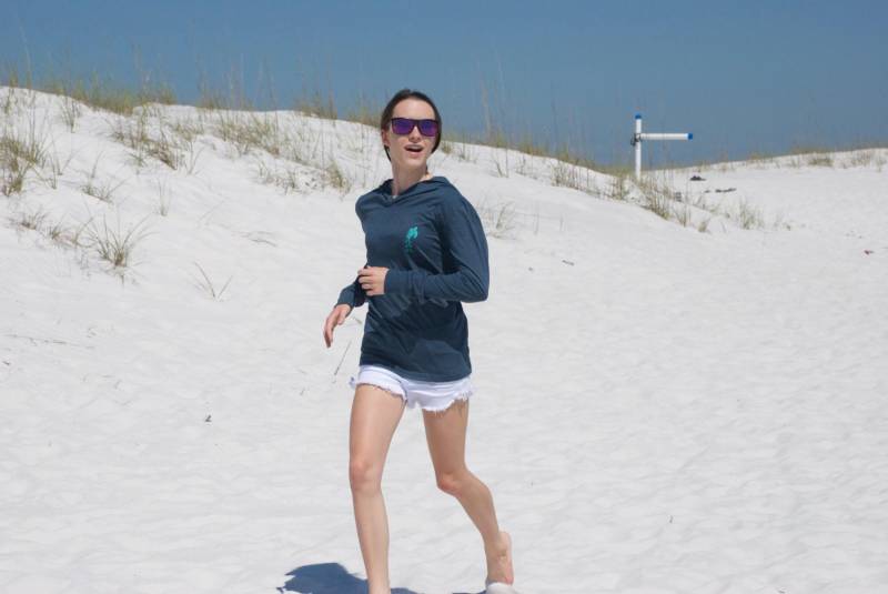 Sea Turtle T-Shirt Hoodie Endangered Blau Mit Teal Druck von SeaTurtleHearts