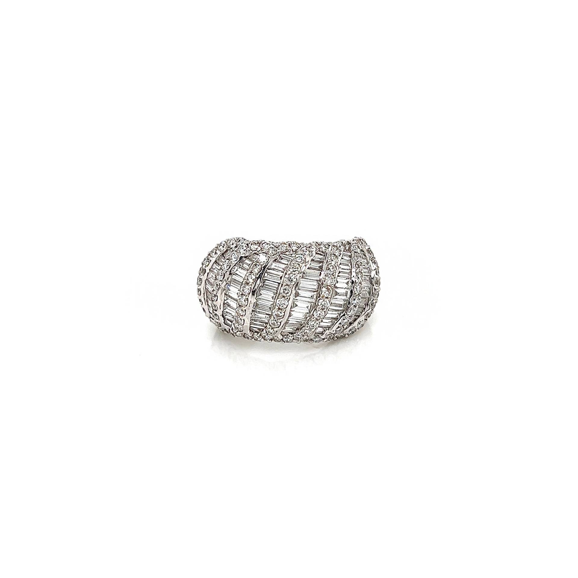 4.11Carat Diamant Damenring von SeaWaveDiamonds