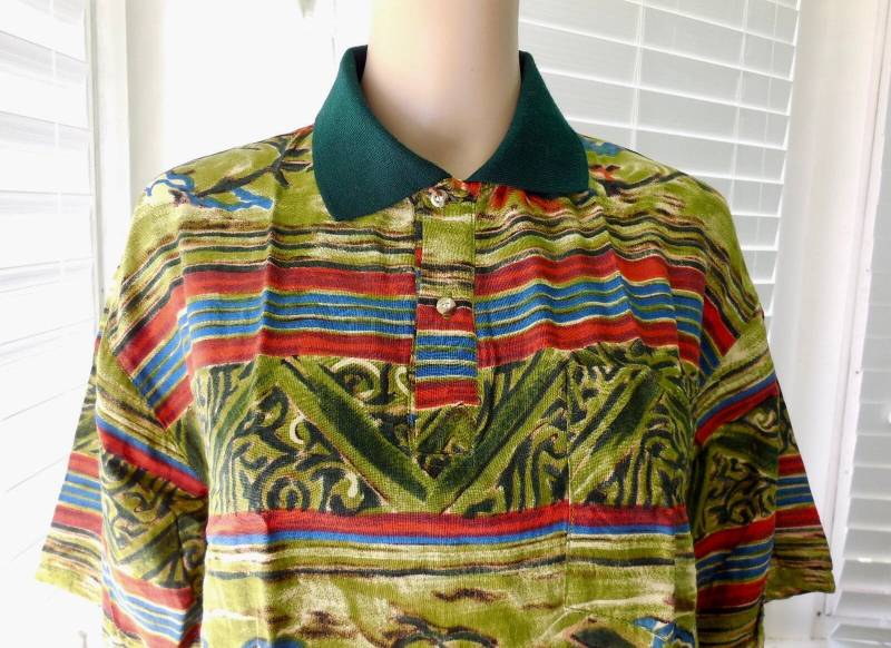 Vintage Polo Shirt Mr Sport Herren Golf Pullover Freizeit 60Er Jahre Poloshirt Gerippter Kragen Preppy Ungetragen Größe Medium Usa von SeadawlVintage