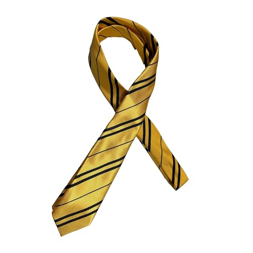 Seaehey Krawatte Magische Krawatte Gestreifte Bedruckte Tie Striped Tie Necktie Multicoloured Wizard School Wizard Cloak Accessory Halloween Carnival Christmas Gifts von Seaehey