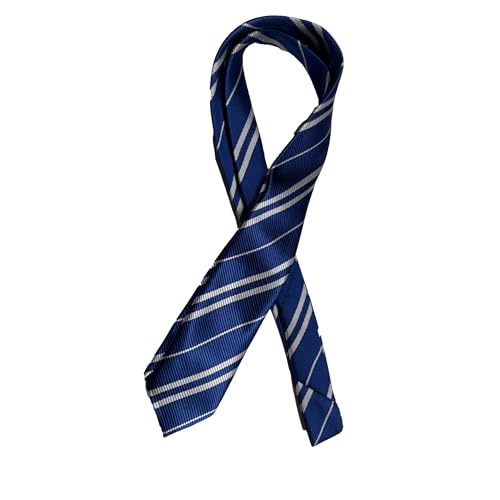 Seaehey Krawatte Magische Krawatte Gestreifte Bedruckte Tie Striped Tie Necktie Multicoloured Wizard School Wizard Cloak Accessory Halloween Carnival Christmas Gifts von Seaehey