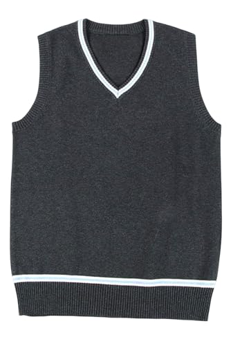 Seaehey Sweater Pullover Magie Cosplay Kostüm Weste V Neck Sleeveless Knitted Sweater Vest Sweatshirt Wizard Robe Halloween Carnival Seaehey Sweater Pullover Magie Cosplay Kostüm Weste V Neck Sleeveless Knitted Sweater Vest Sweatshirt Wizard Robe Halloween Carnival von Seaehey