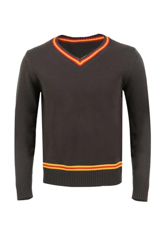Seaehey Sweater Pullover Magie Cosplay Kostüm Weste V Neck Sleeveless Knitted Sweater Vest Sweatshirt Wizard Robe Halloween Carnival Seaehey Sweater Pullover Magie Cosplay Kostüm Weste V Neck Sleeveless Knitted Sweater Vest Sweatshirt Wizard Robe Halloween Carnival von Seaehey