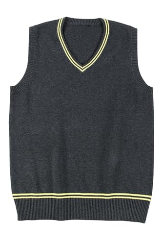 Seaehey Sweater Pullover Magie Cosplay Kostüm Weste V Neck Sleeveless Knitted Sweater Vest Sweatshirt Wizard Robe Halloween Carnival Seaehey Sweater Pullover Magie Cosplay Kostüm Weste V Neck Sleeveless Knitted Sweater Vest Sweatshirt Wizard Robe Halloween Carnival von Seaehey