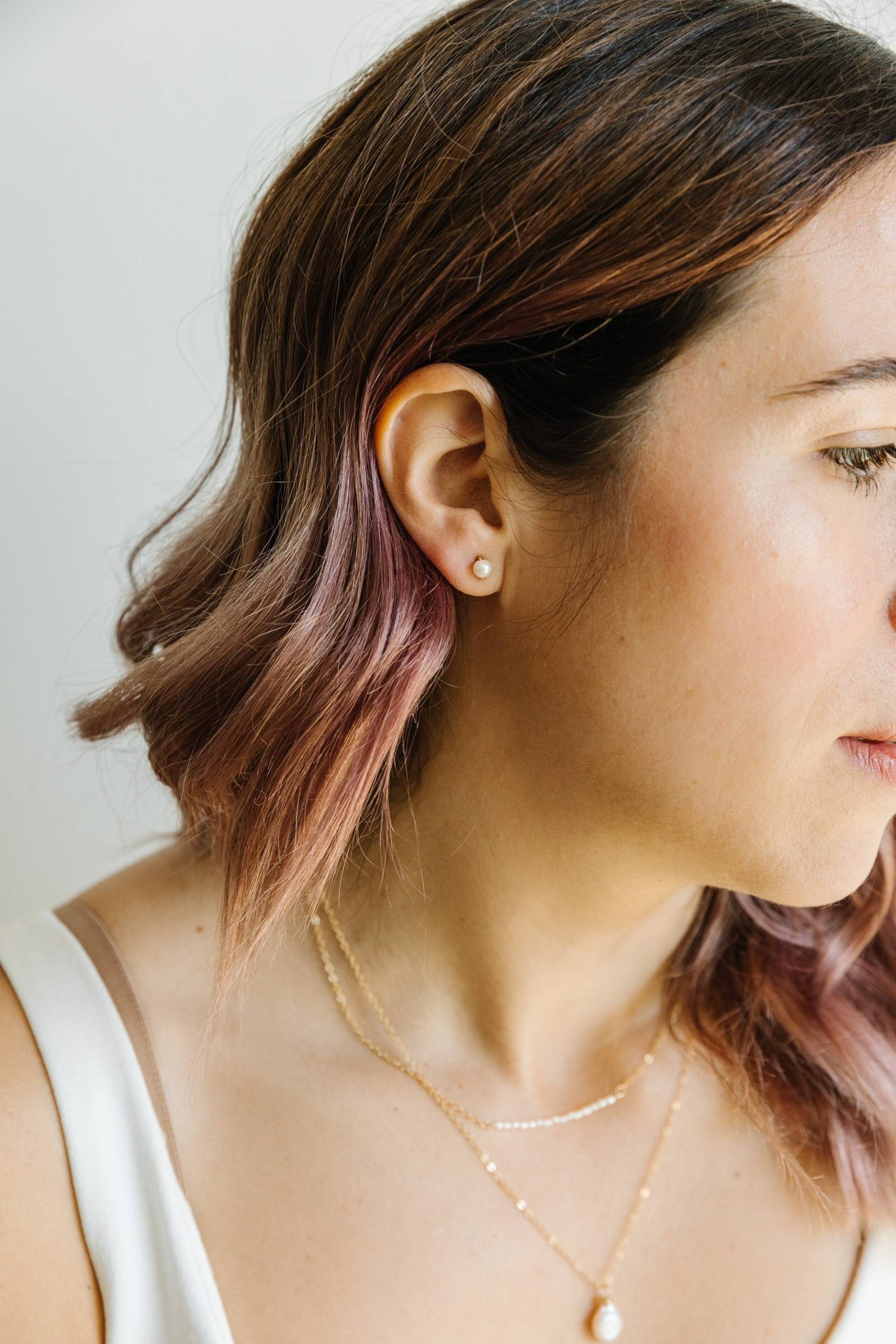 Echte Perle Ohrstecker in 14K Gold Fill Oder Sterling Silber/Nicht-Trübung - Hochzeit Ohrringe Für Frauen Tween von Seaflowerjewelry