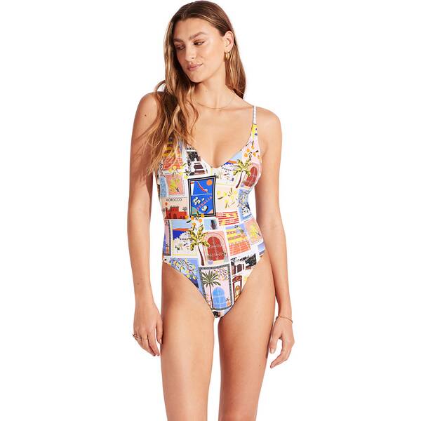 SEAFOLLY Damen Badeanzug OnVacation V Neck One Piece von Seafolly