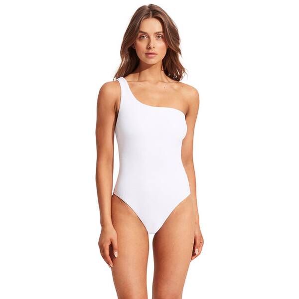 SEAFOLLY Damen Badeanzug Sea Dive One Shoulder One Piece von Seafolly