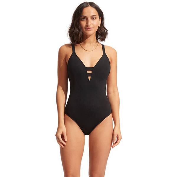 SEAFOLLY Damen Badeanzug Seafolly Collective Deep V One Piece von Seafolly