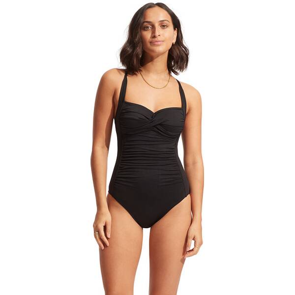 SEAFOLLY Damen Badeanzug Seafolly Collective Twist Halter One Piece von Seafolly