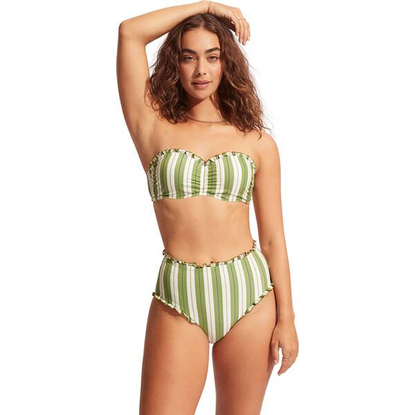 SEAFOLLY Damen Bikinihose Cabana High Waisted Pant von Seafolly