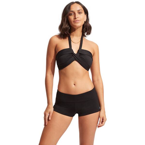 SEAFOLLY Damen Bikinihose Seafolly Collective Roll Top Boyleg von Seafolly