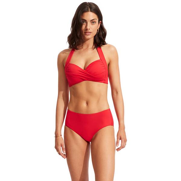 SEAFOLLY Damen Bikinihose Seafolly Collective Wide Side Retro von Seafolly