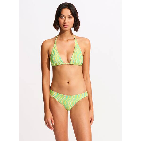 SEAFOLLY Damen Bikinioberteil Mod Squad Longline Slide Tri von Seafolly