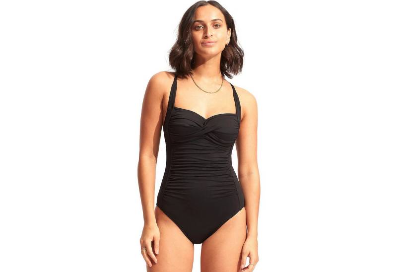 Seafolly Badeanzug Bikinis W COLLECTIVE TWIST HALTER ONE PIECE von Seafolly