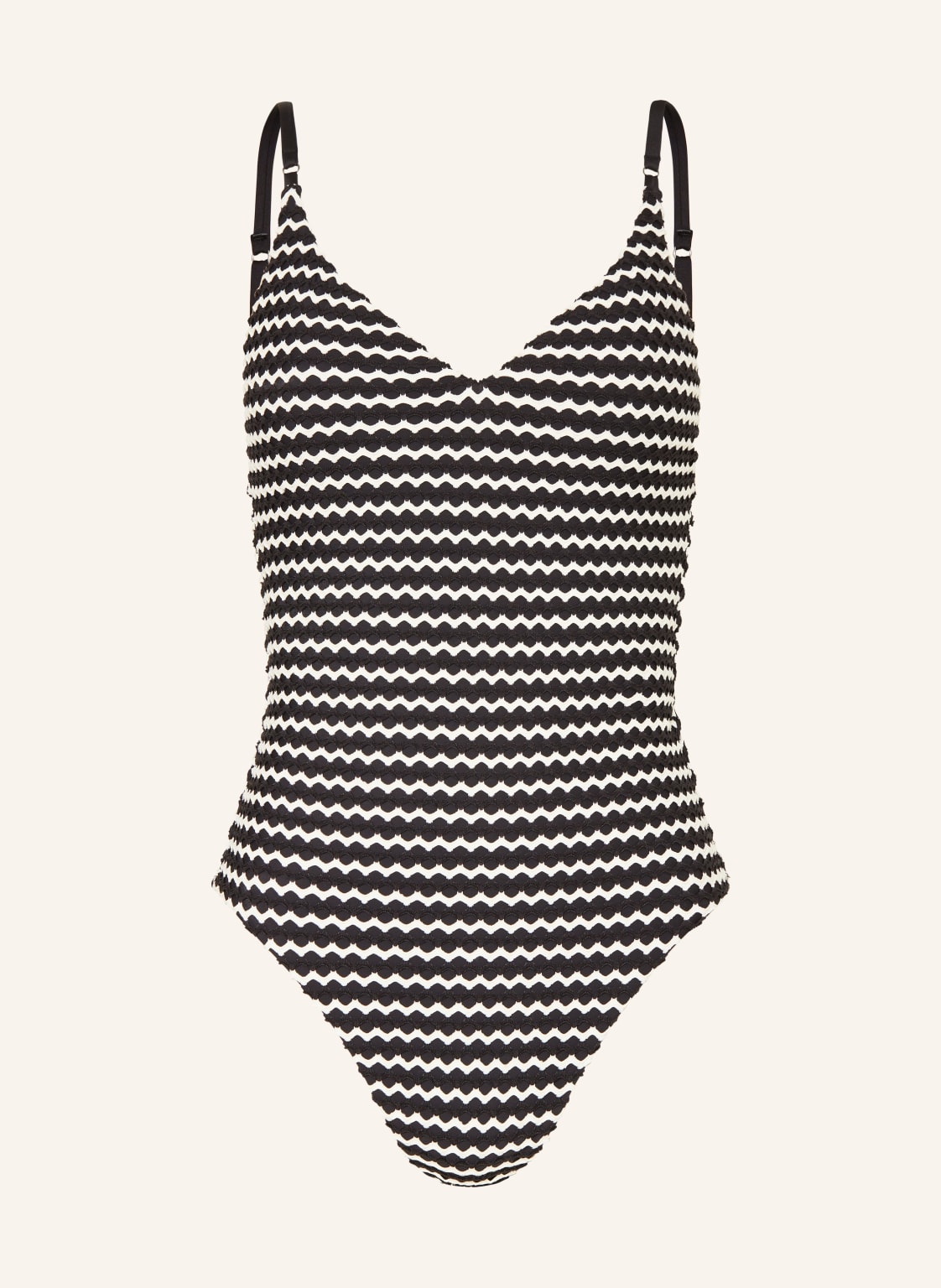 Seafolly Badeanzug Mesh Effect schwarz von Seafolly